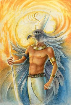 Egyptian god Horus